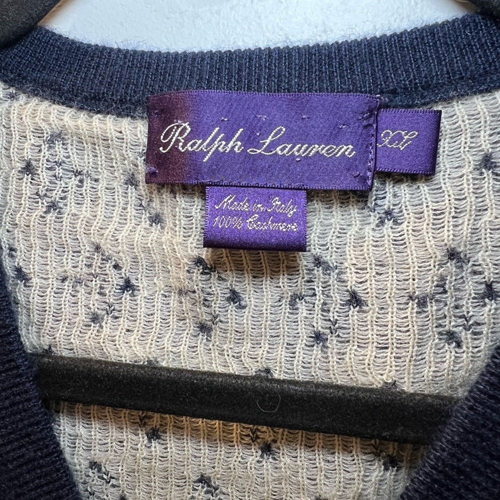 Ralph Lauren Purple Label 100% Cashmere Sweater Vest – Luxury Layering - Unisex - Picture 4 of 5